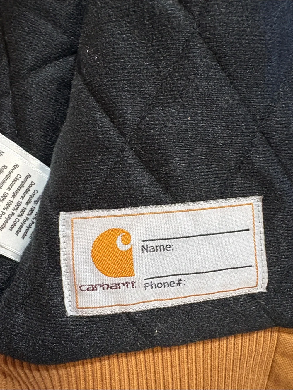 Carhartt Kids Carhartt Brown Hooded Work Jacket